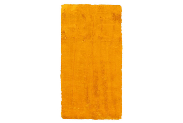 Koberec Laza 80x150 cm, umelá kožušina, žltá