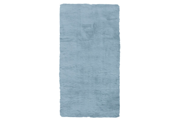 Koberec Laza 80x150 cm, umelá kožušina, svetlo modrá