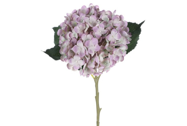Umelá kvetina Hortenzia 50 cm, fialová
