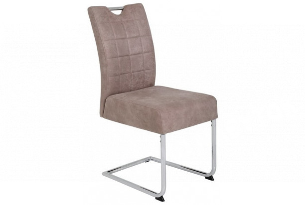 Jedálenská stolička Denise, béžová vintage optika koža