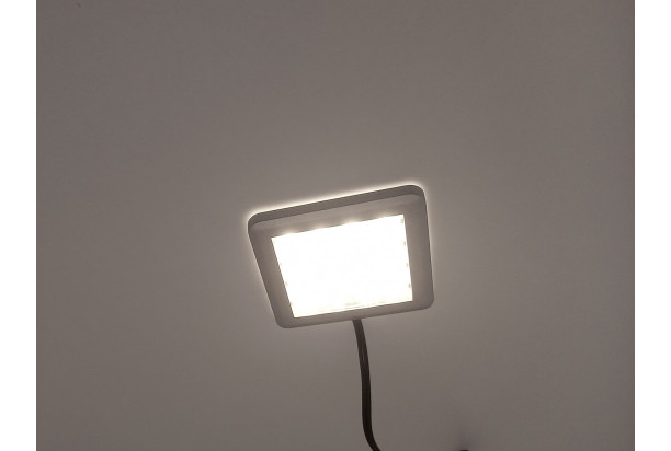 Bodové LED osvetlenie (1 ks) Square, studená biela