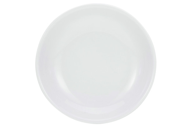 Plytký tanier Bistrot 25 cm, biely