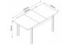 Jedálenský stôl Adam 120x80 cm, wenge, rozkládací