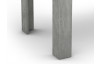 Jedálenský stôl Inter 160x80 cm, šedý betón, rozkladacia
