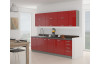 Predný panel na vstavanú kuchynskú umývačku Rose ZM, šírka 71 cm, červený lesk