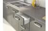 Kuchynská pracovná doska pre regál APL 30 cm,ľavá