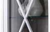 Vysoká vitrína Georgia, bielená pínia