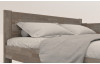Rohová posteľ so zástenou vpravo Fava P 180x200 cm, šedý buk