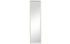 Stojace zrkadlo Lisa 34x160 cm, biele, ornamenty