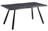 Jedálenský stôl Alfred 160x90 cm, tmavo šedý dub