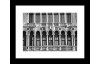 Rámovaný obraz Architektúra 20x25 cm, čiernobiely