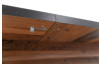 Rozkladací jedálenský stôl Manhattan 160x90 cm, vintage optika dreva