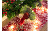 Vianočné ozdoby (2 ks) Červený vtáčik, 15 cm