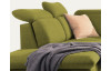Rohová sedacia súprava Aldon OTM-2F, zelená tkanina