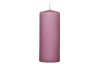 Valcová sviečka ružová, 15 cm