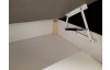 Posteľ boxspring Fresco 180x200 cm, tmavo šedá látka