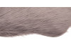 Koberec Umelá kožušina 90x50 cm, svetlo šedá