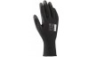 Pracovné rukavice (2 ks) Buck 10, čierna s PU nástrekom