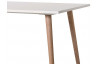 Jedálenský stôl Göteborg 160x90 cm, biela / dub sonoma