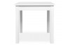 Rozkladací jedálenský stôl Coburg 80x80 cm, biely
