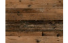 Obývacia stena Samsa, vintage optika kovu/dreva