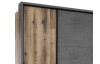 Paspartový rám k šatníkovej skrini Sarnia, tmavý beton