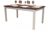 Jedálenský stôl Atik JS 160x90 cm, vanilka patina/dub čoko