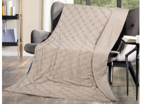 Kožušinová deka Fox 150x200 cm, piesková hnedá