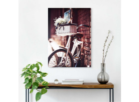 Obraz na plátne Bicykel s košíkom, 50x70 cm