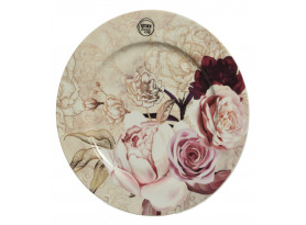 Plytký tanier Ruže, 27 cm
