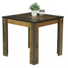 Jedálenský stôl Erika 80x80 cm, vintage optika dreva