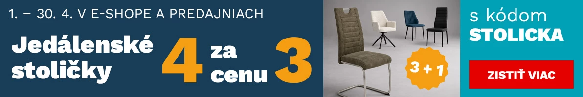 Židle 3+1 1-30.-4-2026