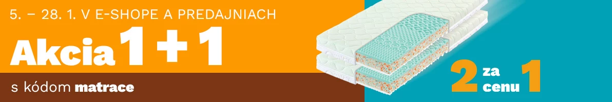 Matrace 1+1 zdarma 5-28-1-2026