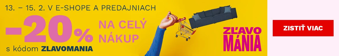 20 % Slevománie 13-15-2-2026