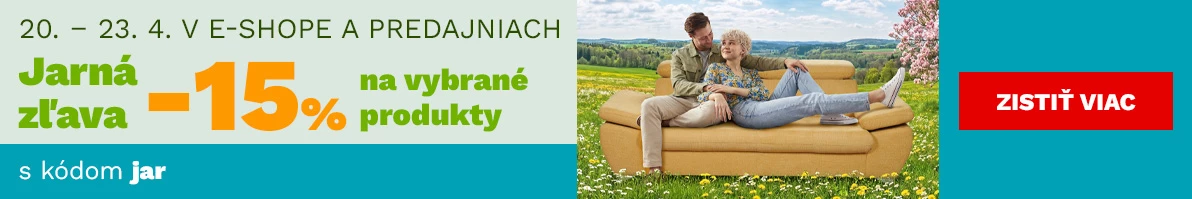 Jarní sleva 15 % 20-23-4-2026