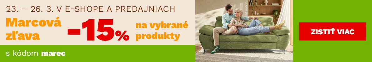 Březnová sleva 15% na vybrané produkty 23-26-2-2026