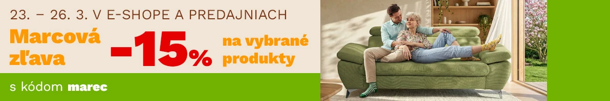 Březnová sleva 15% na vybrané produkty 23-26-2-2026