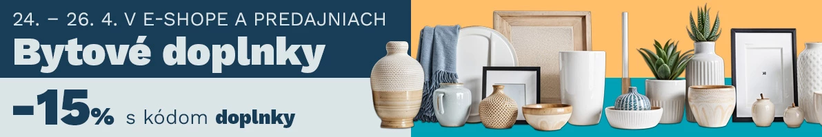 15 % na bytové doplňky 24-26-4-2026