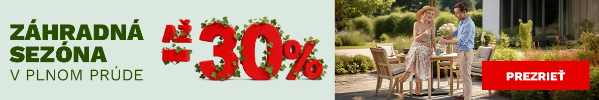 Zahrada v plném proudu - 30 %