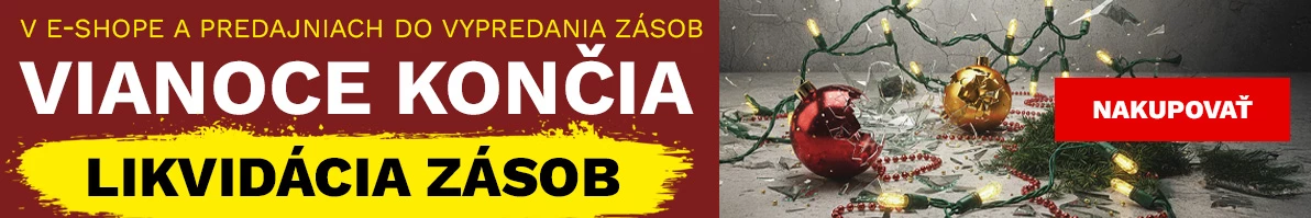 Vánoce končí likvidace zásob
