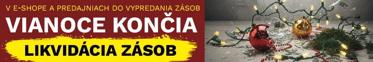 Vánoce končí likvidace zásob