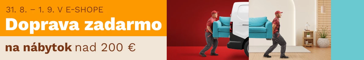 DOPRAVA ZDARMA nad 200€ 31.8. - 1.9.2026