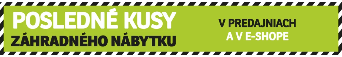 Záhradný nábytok posledné kusy