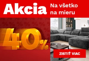 40 % na nábytek na míru 1-30-4-2026