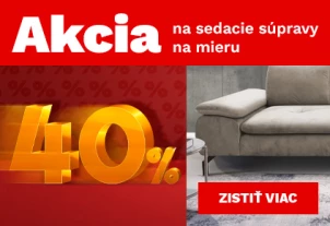 40 % na sedačky na míru 1-31-8-2026