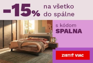 15 % na vše do ložnice 6-9-7-2026