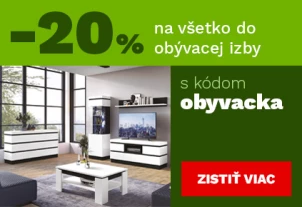 20 % na vše do obýváku 7-9-11-2025