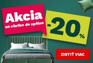 20% na vše do ložnice 20-22-3-2026