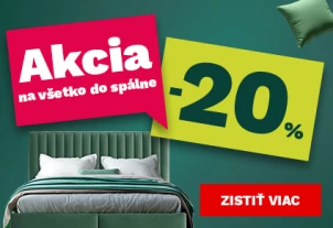 20 % na vše do ložnice 21-23-8-2026