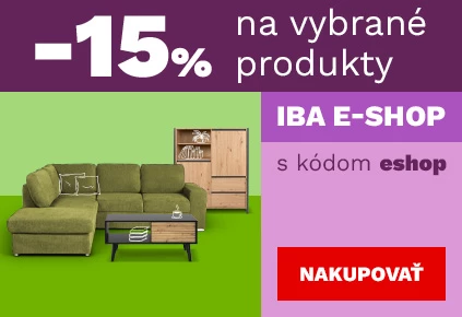 15% na produkty pouze v e-shopu 6-8-5-2025